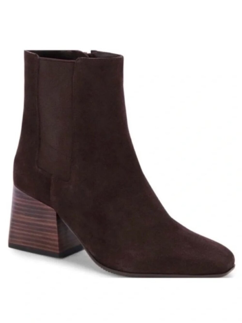 Blondo Scarlette Brown Suede Waterproof Ankle Booties Womens 7.5